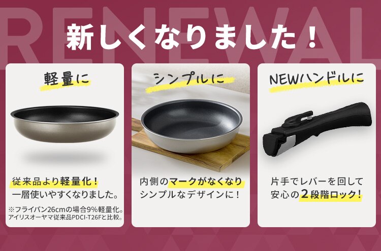 こびりつきにくい♪ダイヤモンドコートパン 12点セット IH／ガス火対応 IPDCI-T12 メタリックグレージュ0