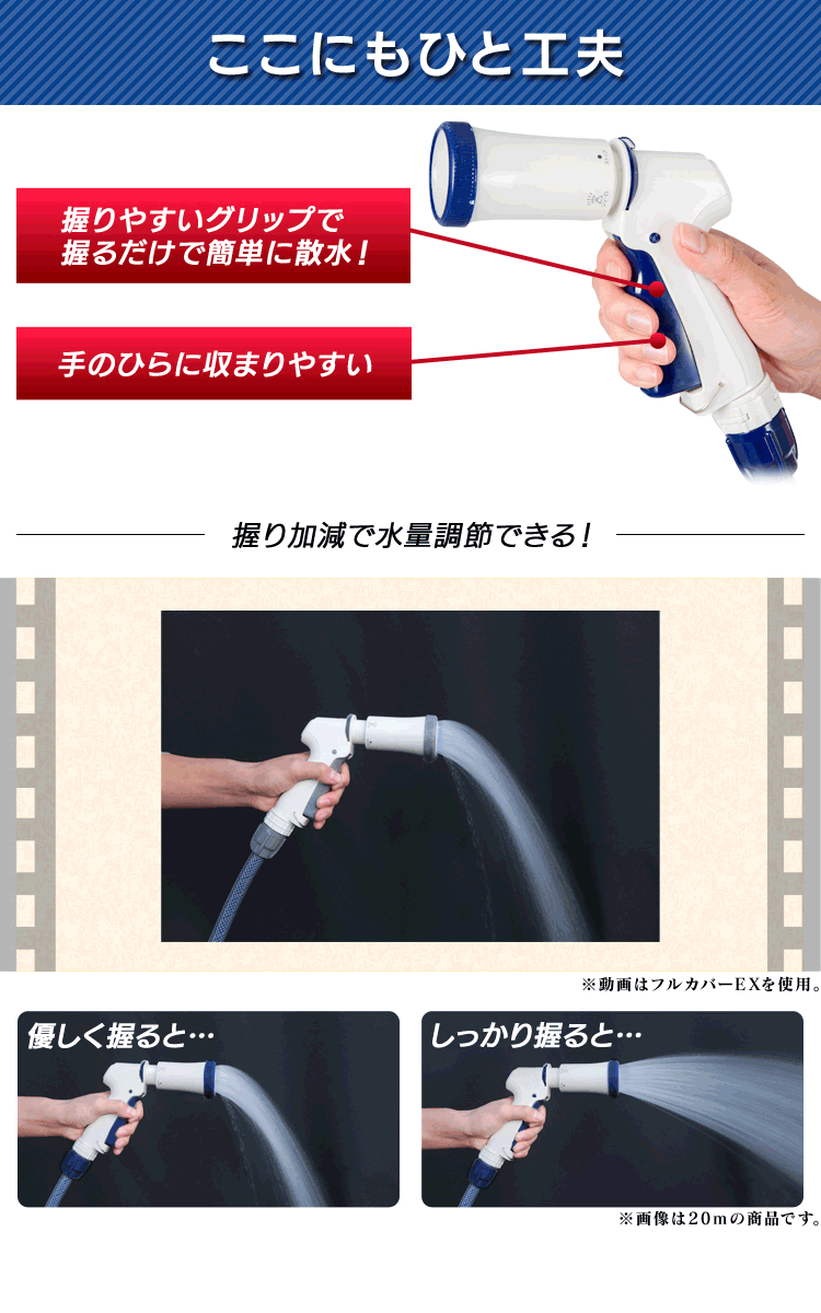 【30M】フルカバーホースリール　30M　HRF-30AGFS　ホワイト/グリーン5