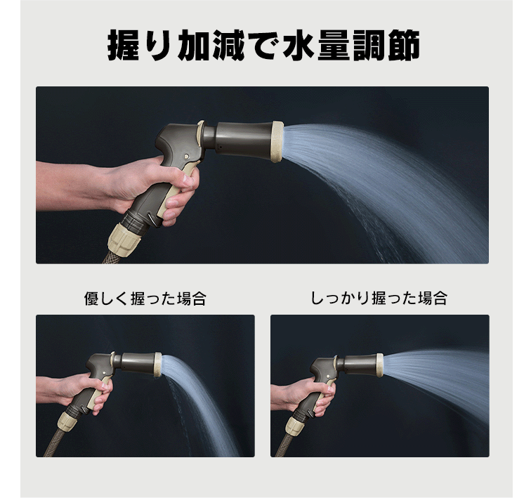 水量調整アクアガン AGFS-600E ライトブラウン3