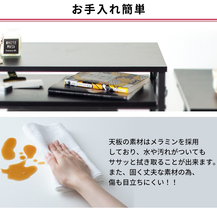 机 昇降デスク 幅100cm UDD-1000 + デスクサイドワゴン DSW-600 ホワイト【代引き不可】9