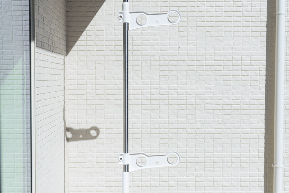 物干し ベランダ用 SVIｰ275NR + 物干し竿 2.8ｍ&times;2本 分割可能 SU-280C3