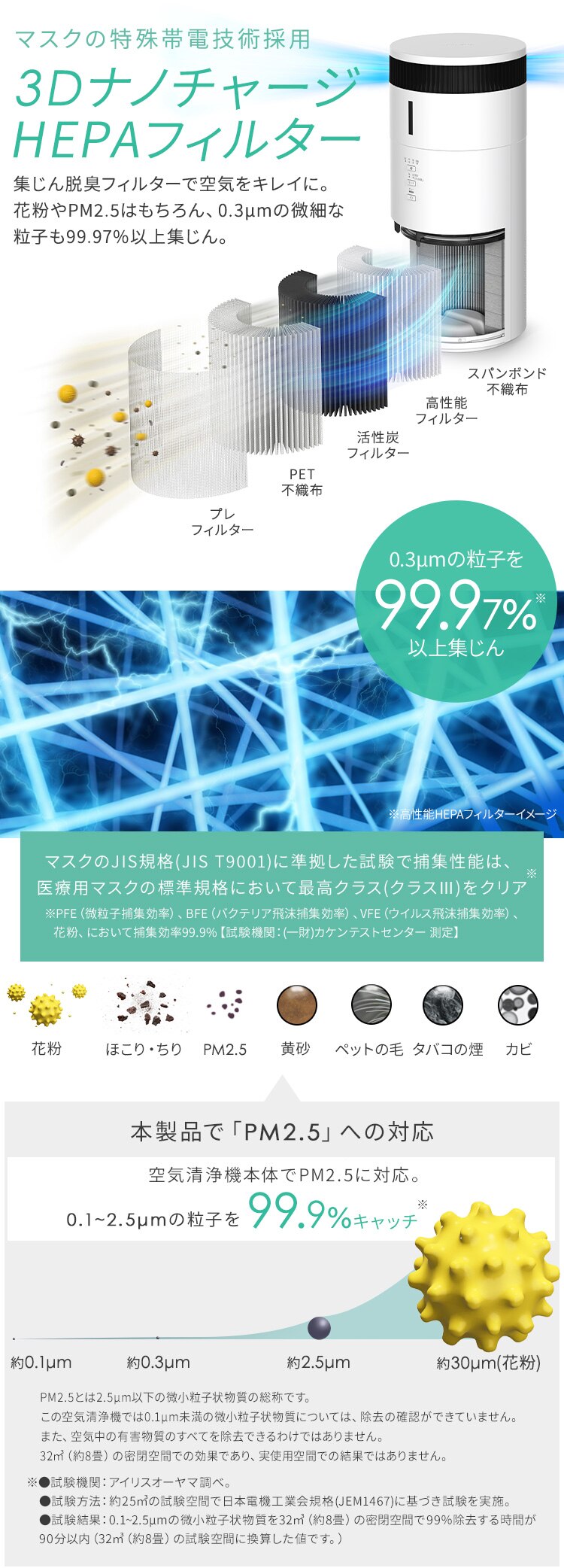 加湿空気清浄機 10畳 KAP-SH202-W ホワイト［B］【前払い不可】【代引き不可】【同梱不可】1