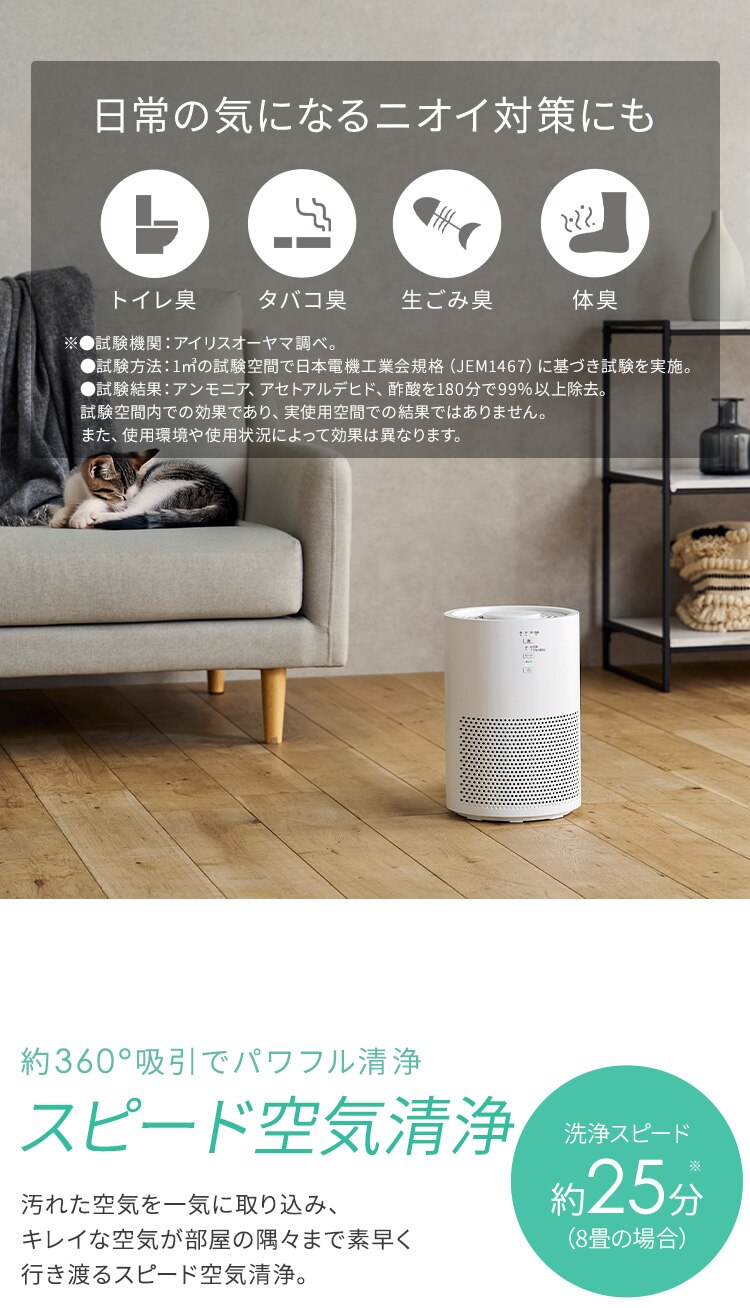 加湿空気清浄機 10畳 KAP-SH202-W ホワイト［B］【前払い不可】【代引き不可】【同梱不可】2