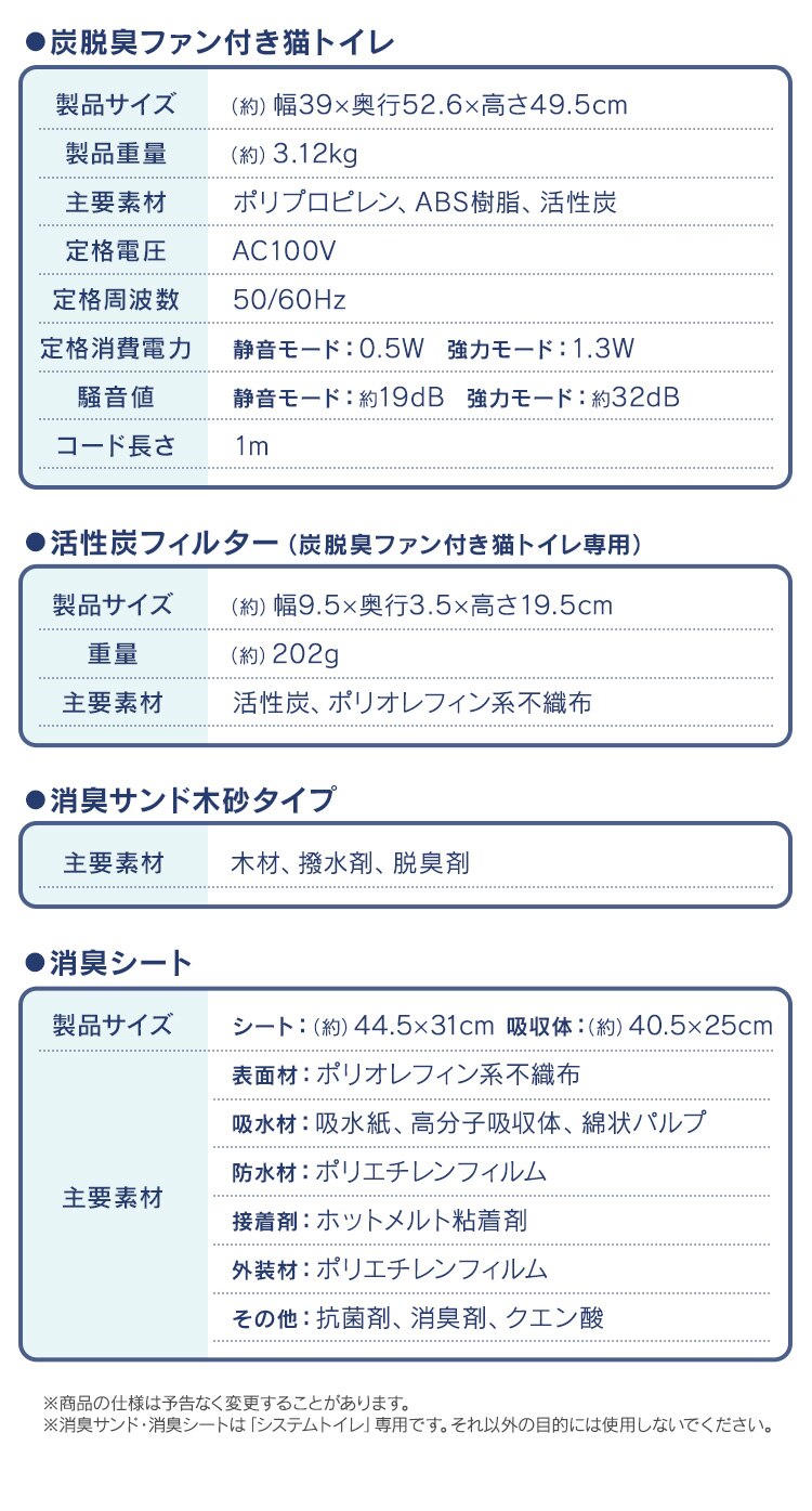 ラクリーン 炭脱臭ファン付き猫トイレ フルカバー システム 猫 トイレ DFT-52 アイボリー／ベージュ  11