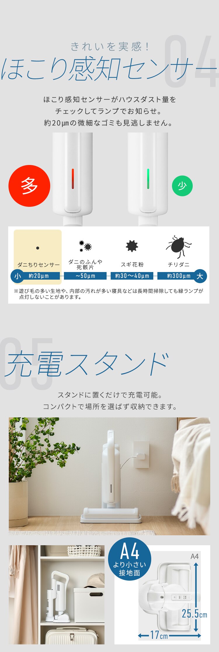 軽量紙パック布団クリーナー FBD-41-W ホワイト9