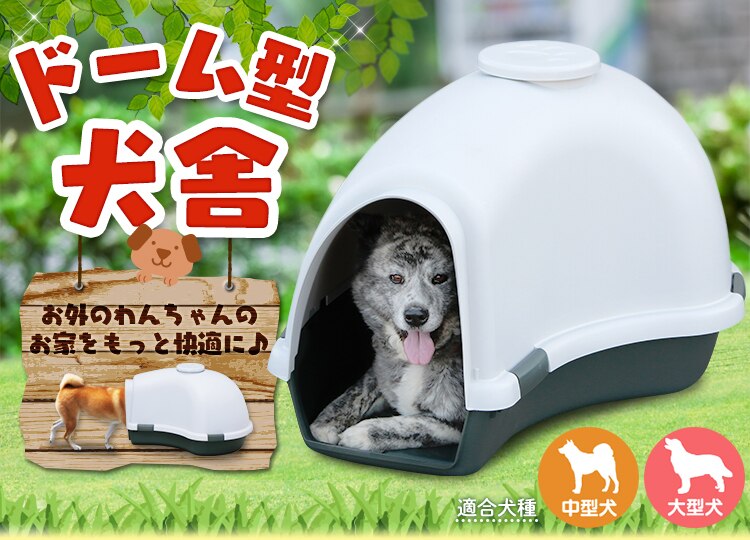 ドーム型犬舎
