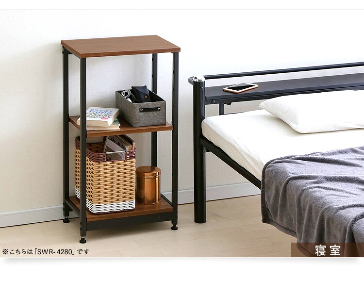 置く場所を選ばないシンプル収納 寝室