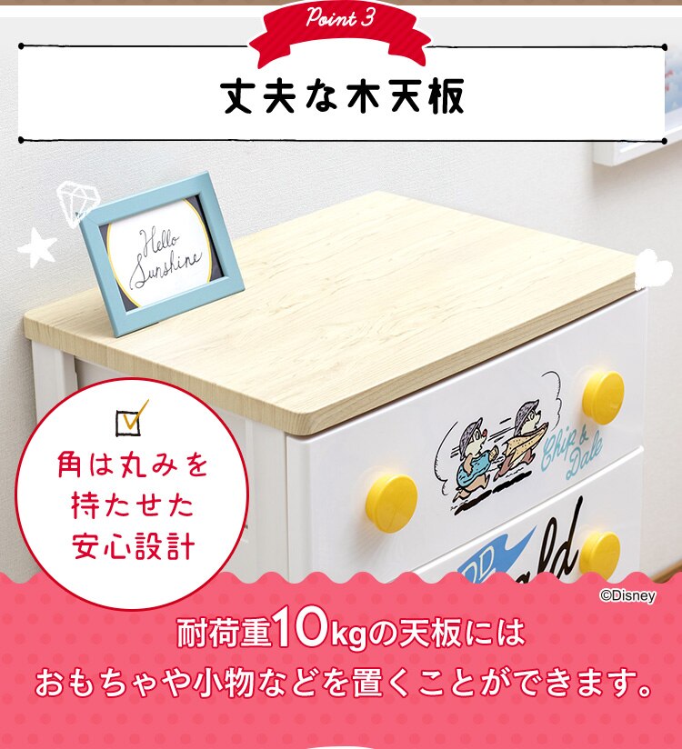 キャラクターチェスト NHG-W554 全3種8