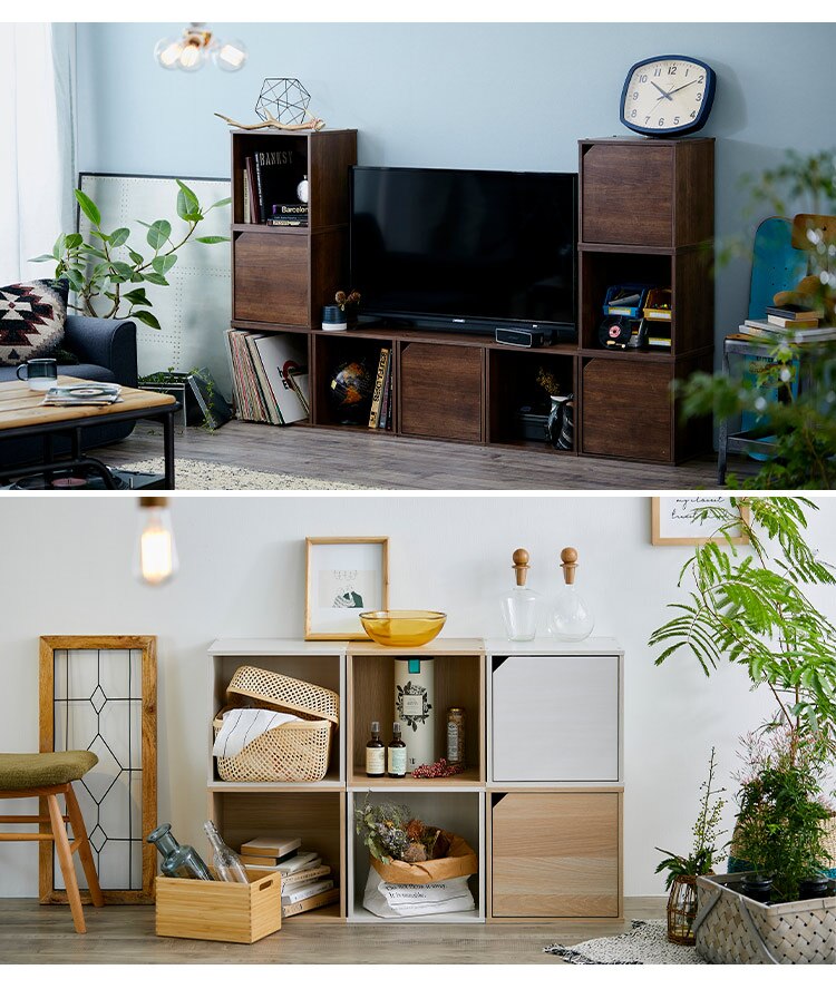 カラーボックス カラーキュビック CQB-35 オフホワイト 9