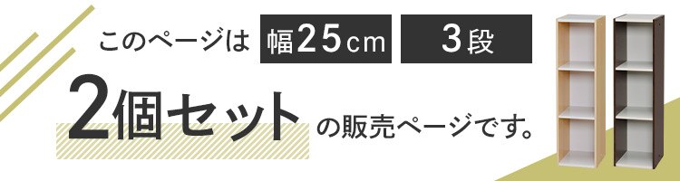 【2個セット】スペースユニット UB-9025 オフオフホワイト/ブラウン0