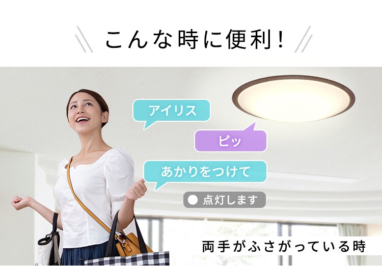LED シーリングライト 6畳 調光 調色 音声操作 工具・工事不要 リモコン付き 5年保証 CL6DL-5.11WFV-U4