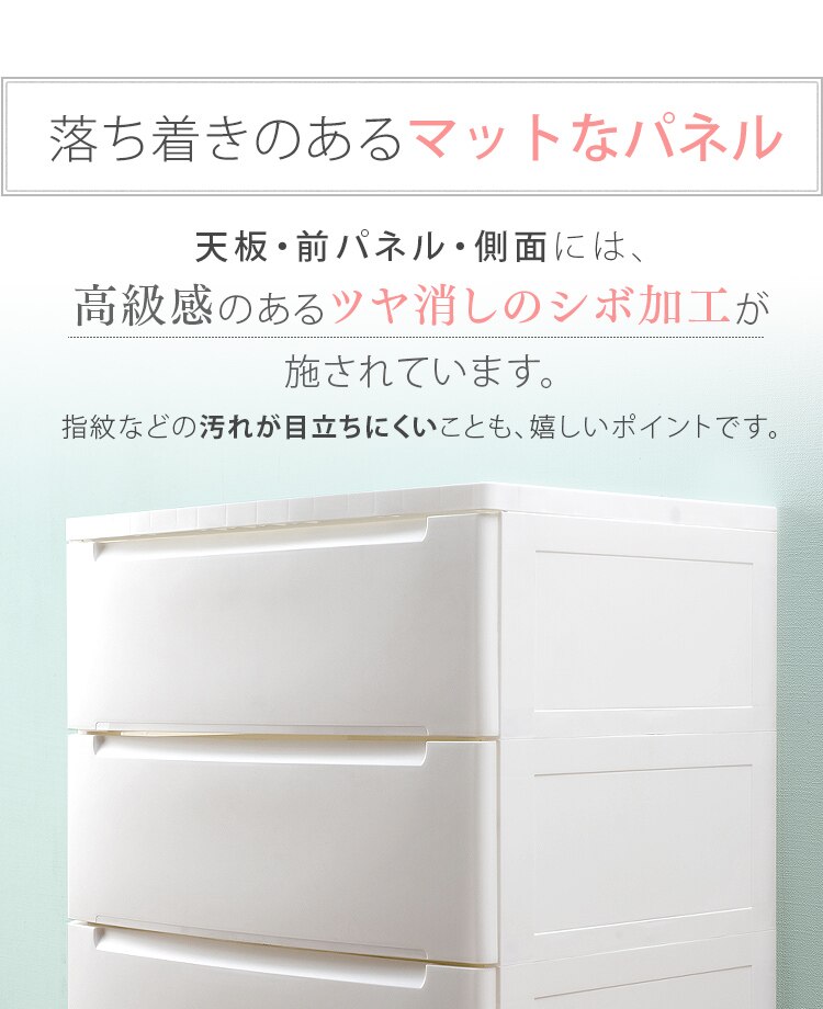 【2個セット】ノックダウンチェスト ホワイト KDMG-5651