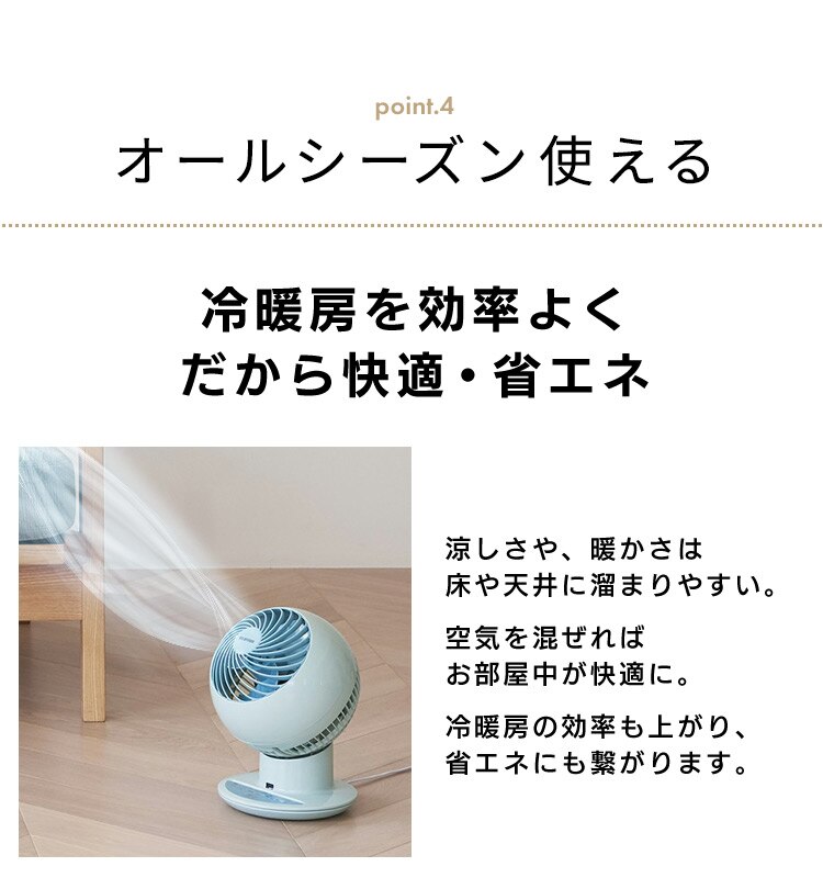 サーキュレーターアイ 18畳 上下左右首振り PCF-SC15TP-A ブルー19