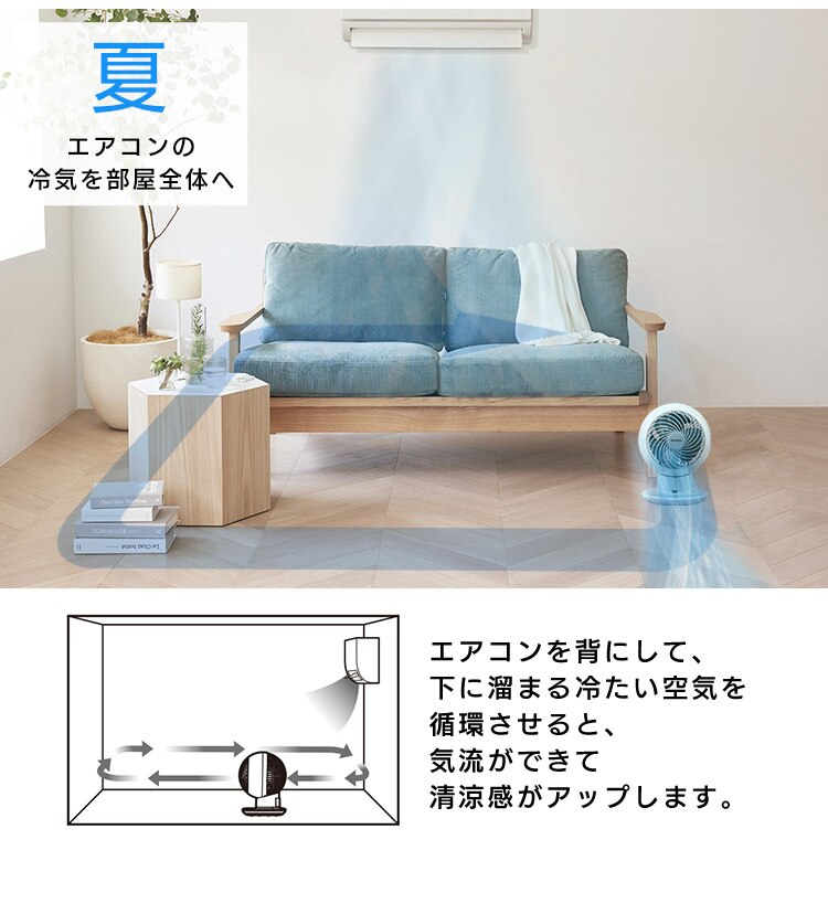 サーキュレーターアイ 18畳 上下左右首振り PCF-SC15TP-A ブルー20