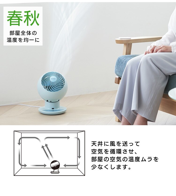 サーキュレーターアイ 18畳 上下左右首振り PCF-SC15TP-A ブルー22