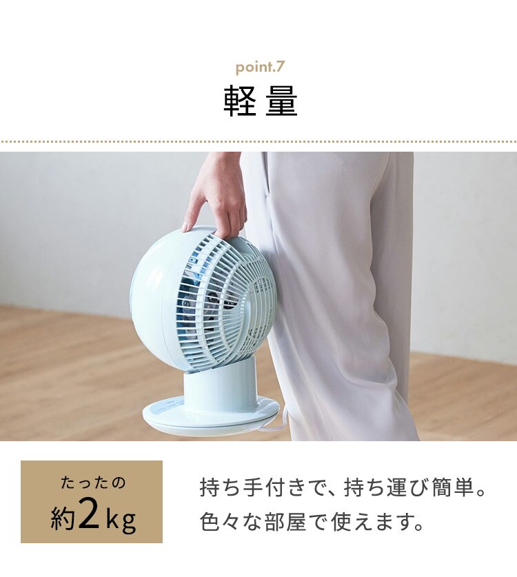 サーキュレーターアイ 18畳 上下左右首振り PCF-SC15TP-A ブルー27