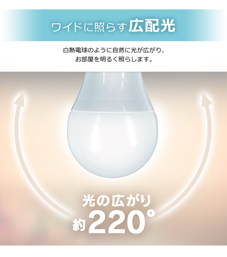 LED電球 E26 広配光 60形相当 冷暖調色 AIスピーカー LDA9D/L-G/D-86AITG+Google Nest Mini11