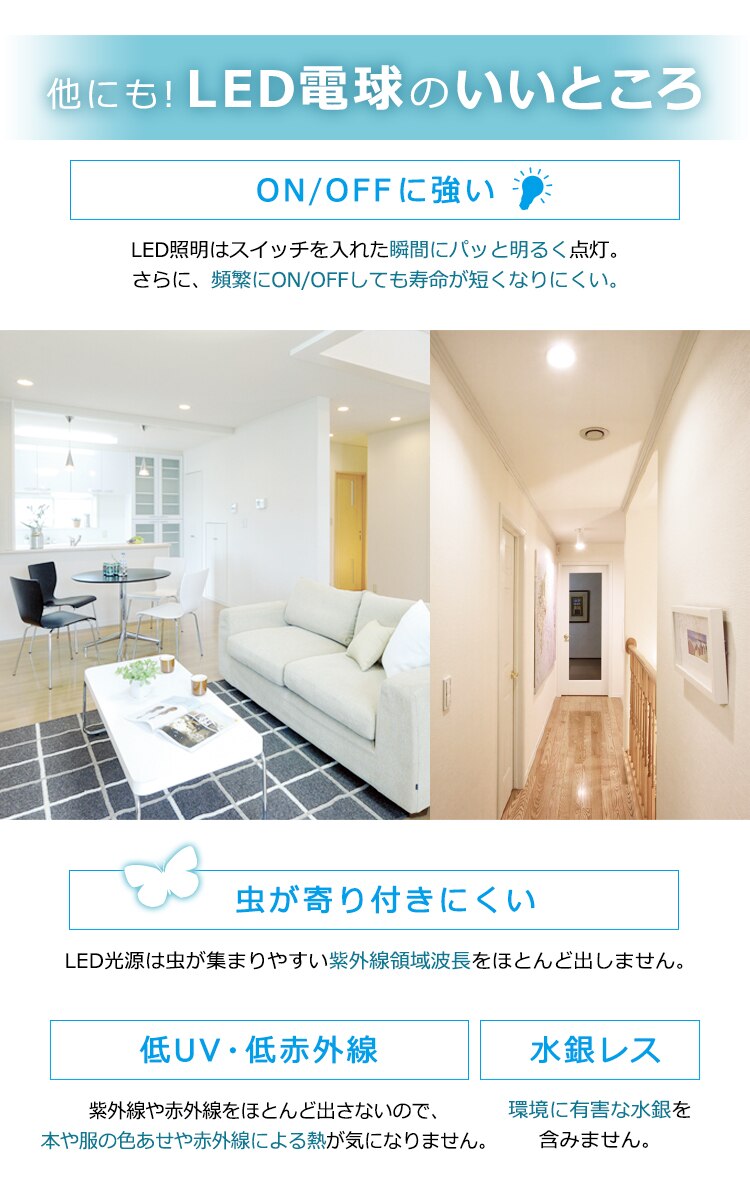 LED電球 E26 広配光 60形相当 冷暖調色 AIスピーカー LDA9D/L-G/D-86AITG+Google Nest Mini13