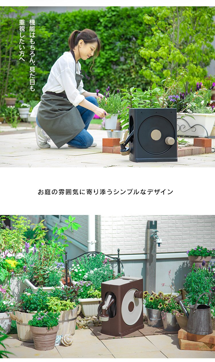 フルカバーホースリールスリム 20M ネイビーグレー2