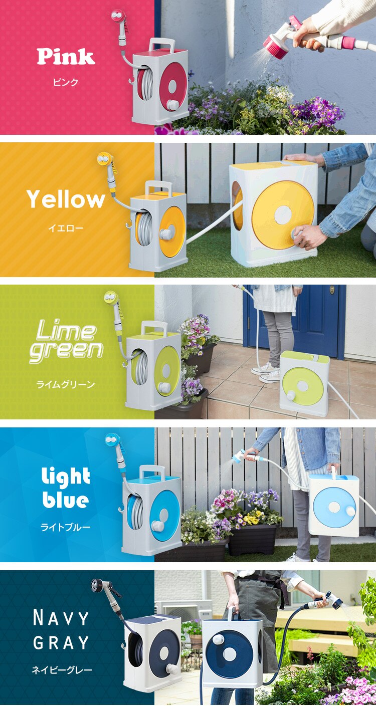 フルカバーホースリールスリム 20M ネイビーグレー11