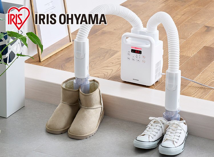 カラリエ ふとん乾燥機 ツインノズル くつ乾燥対応 アロマケース付 KFK-202R-W ホワイト3