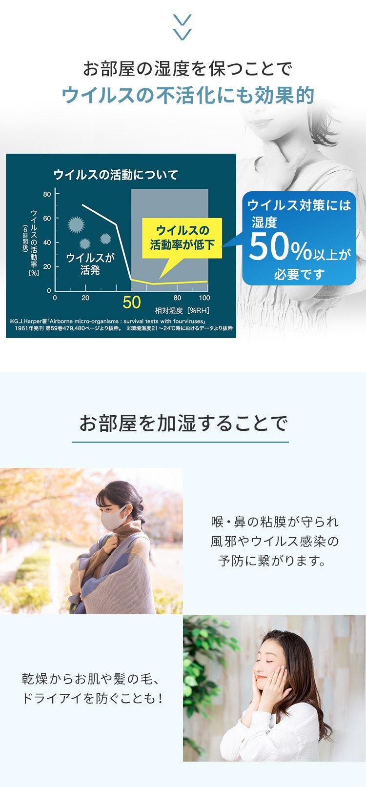 セラミックヒーター 大風量 加湿機能 人感センサー イオン搭載 PCH-HM12B-H グレー5