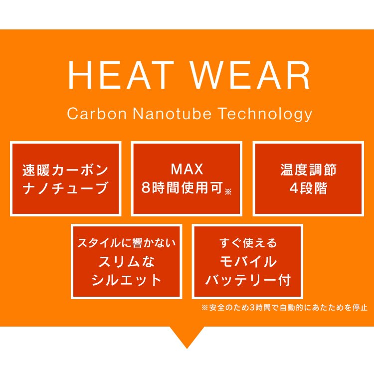 【バッテリー付き】 ヒートジャケット 3Lサイズ FC21621-BK3L3