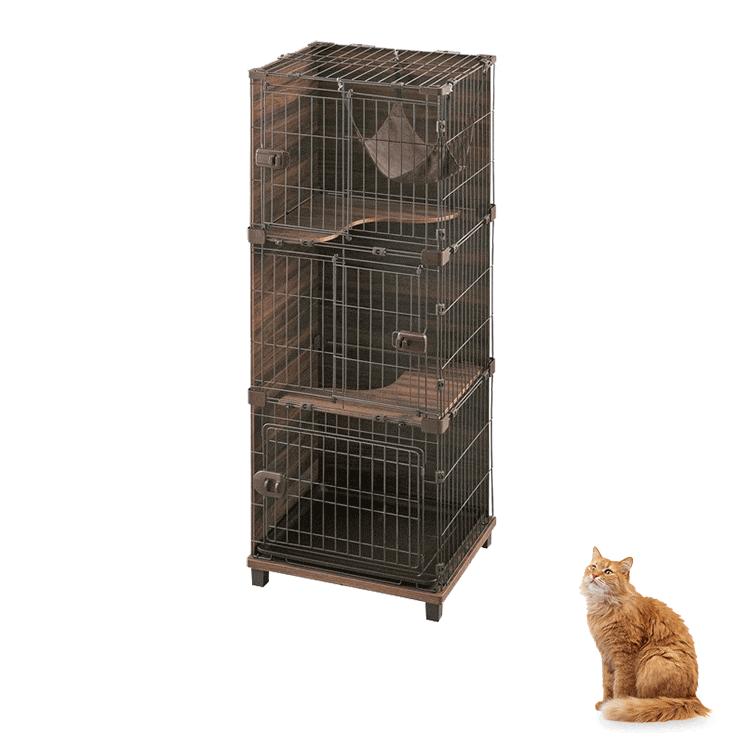 ファニチャースタイルケージ 3段 PFSC-603  猫用 おしゃれ2