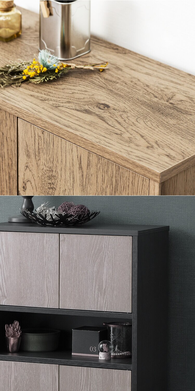 ウッドリビングキャビネット WRC-540 アッシュブラウン5