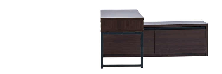 テレビ台 伸縮可能 STS-100U-WN ウォールナット1