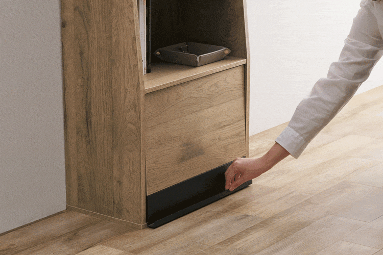 アイアンウッドマガジンラック IWMG-5R ブラック/アッシュブラウン【前払い不可】【代引き不可】【同梱不可】7