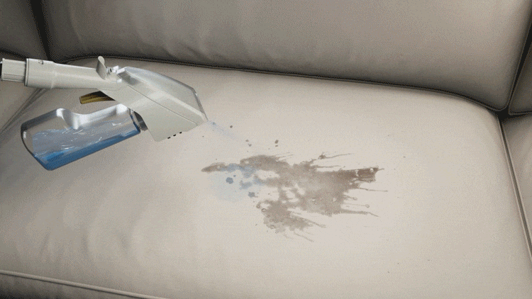 【専用洗剤付き】ハンディリンサークリーナー 軽量 静音 コードレス RNS-B200D-HW グレー／ホワイト15