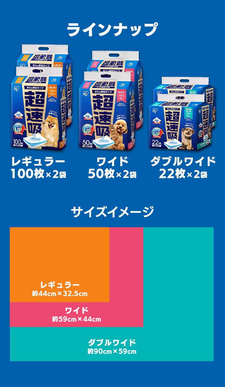 【400枚】 超速吸ペットシーツ 厚型 レギュラー 100枚&times;4袋 CSPS-400 7