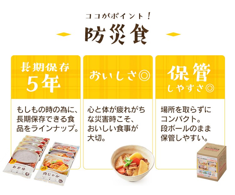 防災食7食セット　1