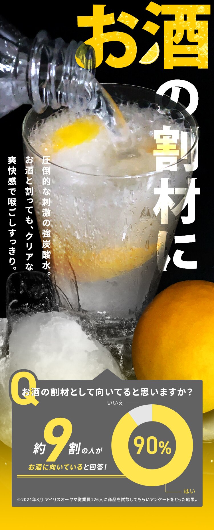 【24本】アイリス史上最強炭酸 TANSAN X 450ml2