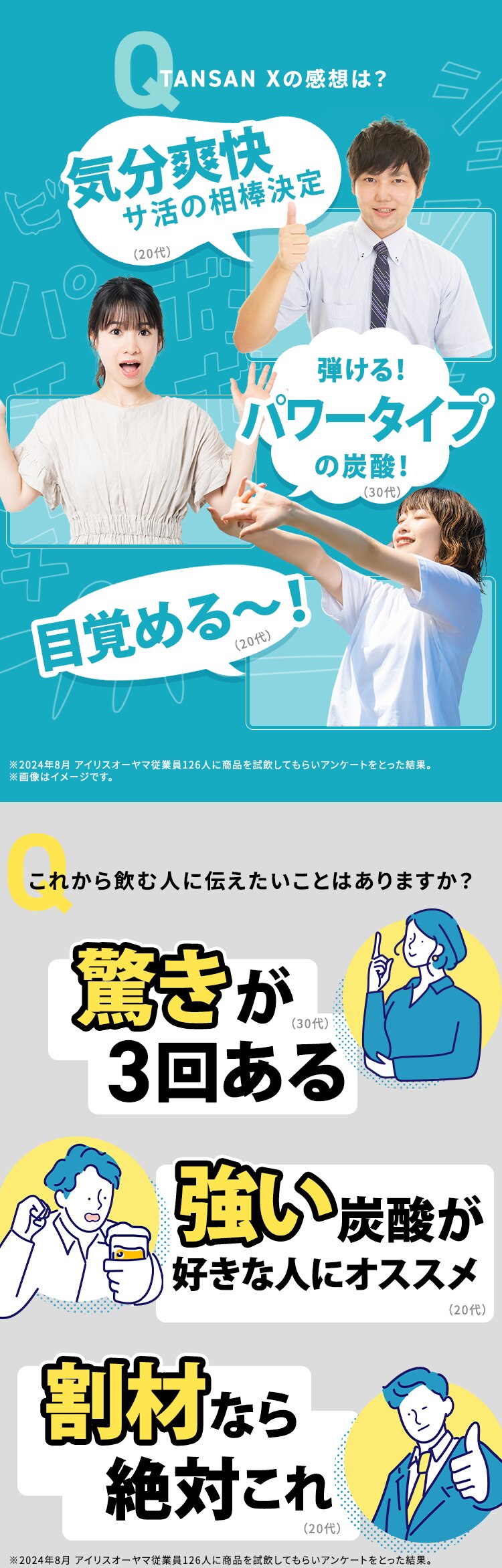 【24本】アイリス史上最強炭酸 TANSAN X 450ml3