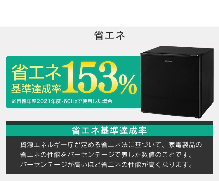 【訳あり】ノンフロン冷蔵庫 1ドア 42L ブラック NRSD-4A-B11