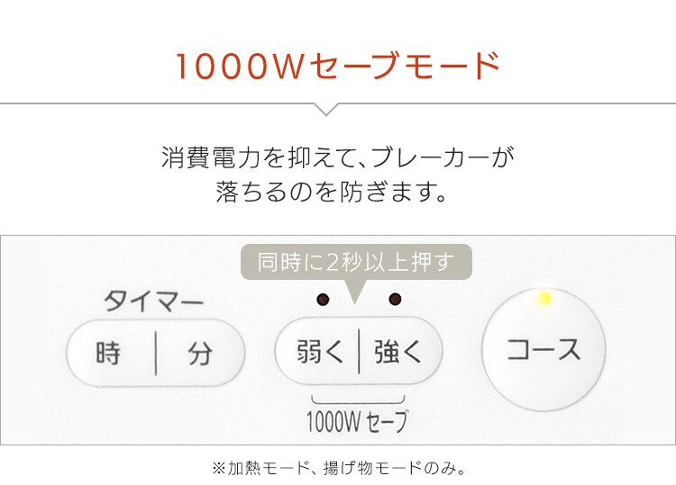 IHコンロ 1口 1400W 液晶付き IHC-T71-W ホワイト14