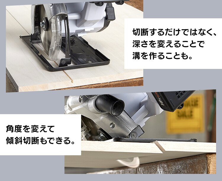 【9%OFF】電動ノコギリ 丸のこ 18V 充電式 バッテリー付き JSC1404
