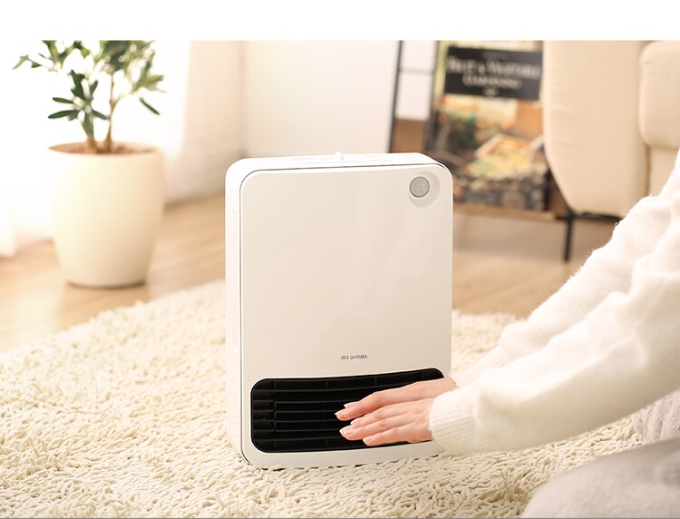 セラミックファンヒーター メカ式 ホワイト JCH-126D-W2