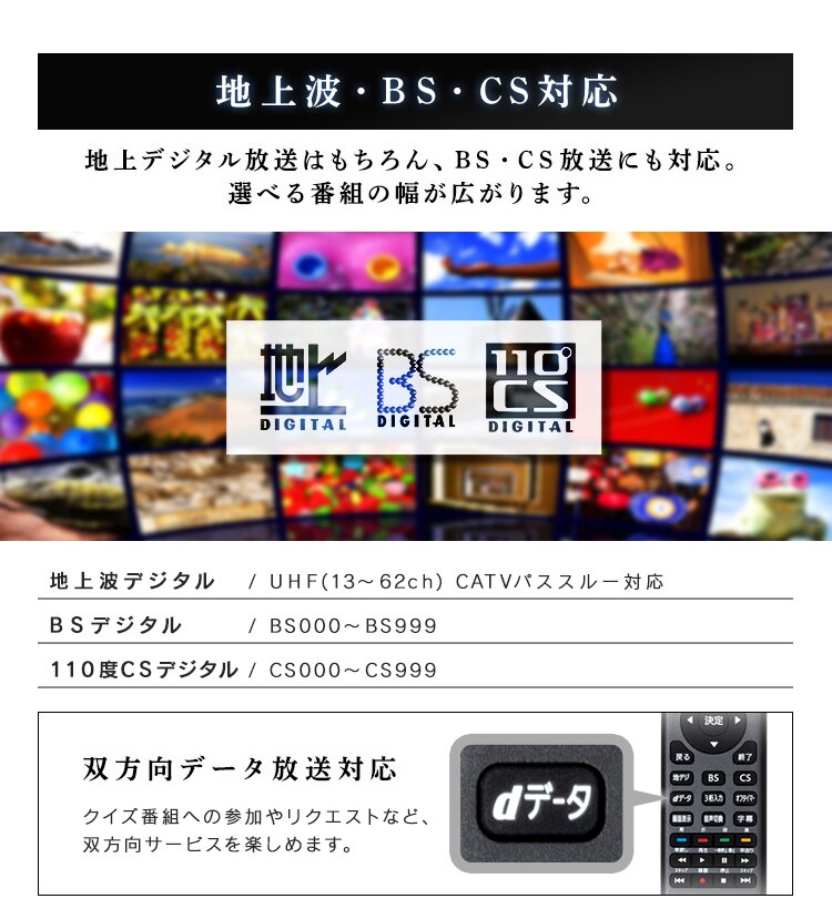 テレビ 65V型 4K対応 Fiona 65UB10PB【代引き不可】14