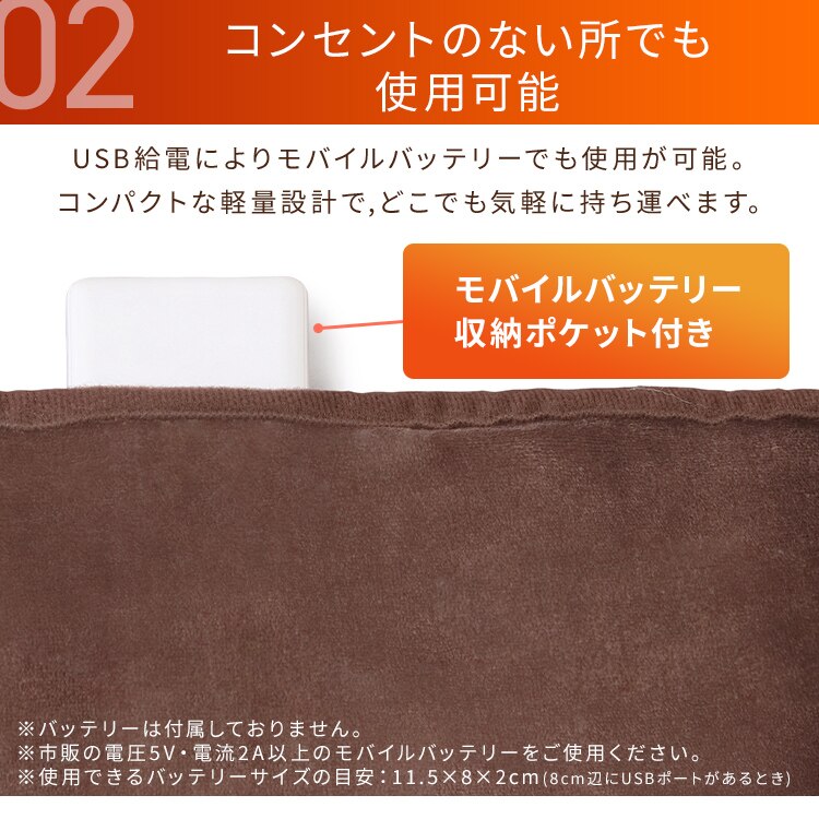 ヒートブランケット HW-HBK-W/A ボーダー9