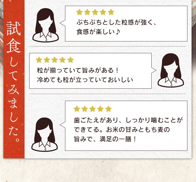 【10個セット】宮城県産つや姫 もち麦ミックス 300g6