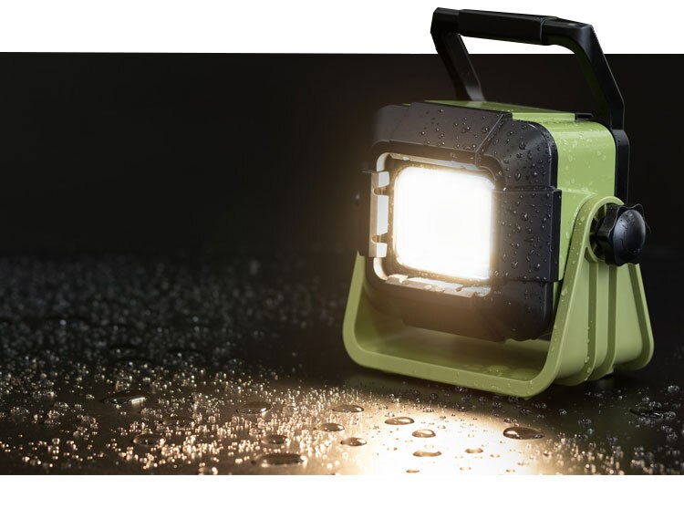 ワークライト LED ベースライト 充電式 作業灯 屋外 500lm LLT-500BB16