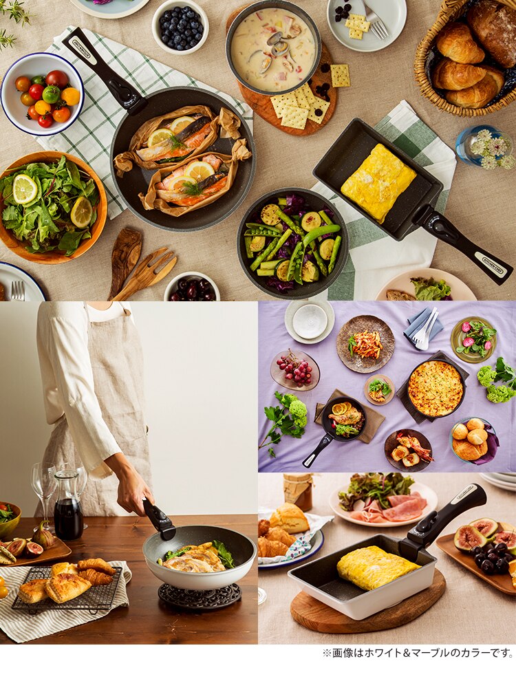 【IH対応】KITCHEN CHEF ダイヤモンドコートパン 12点セット H-IS-SE12　20