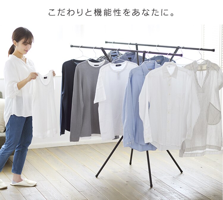 物干し 室内用 折りたたみ式 SSM-135X ホワイト14