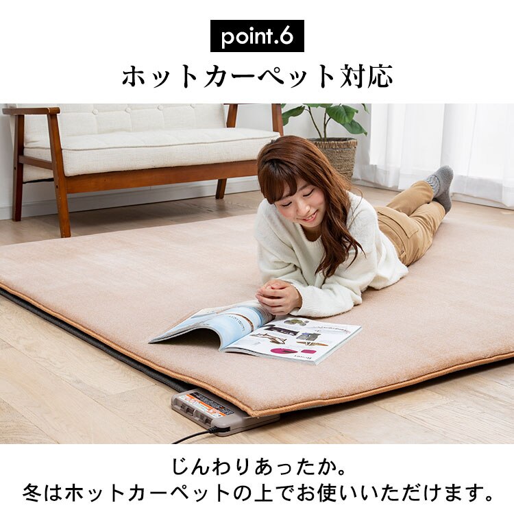 ラ・クッションラグ ACRB-1318 ブラウン18