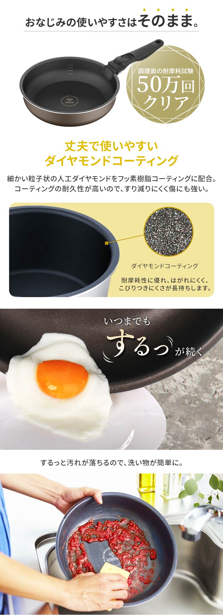 �t���C�p�� 26cm IH/�K�X�ΑΉ� �_�C�������h�R�[�g�p��D-plus PDCI-S26F �`�F�X�i�b�g�u���E��3