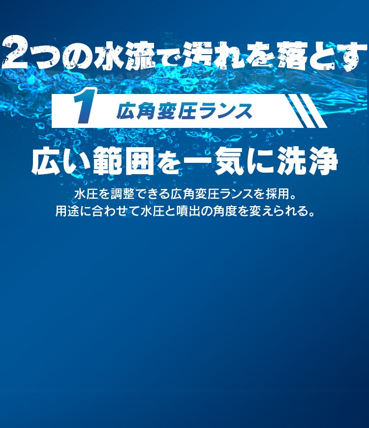高圧洗浄機　FIN-901E（50Hz 東日本専用）・FIN-901W（60Hz 西日本専用）4