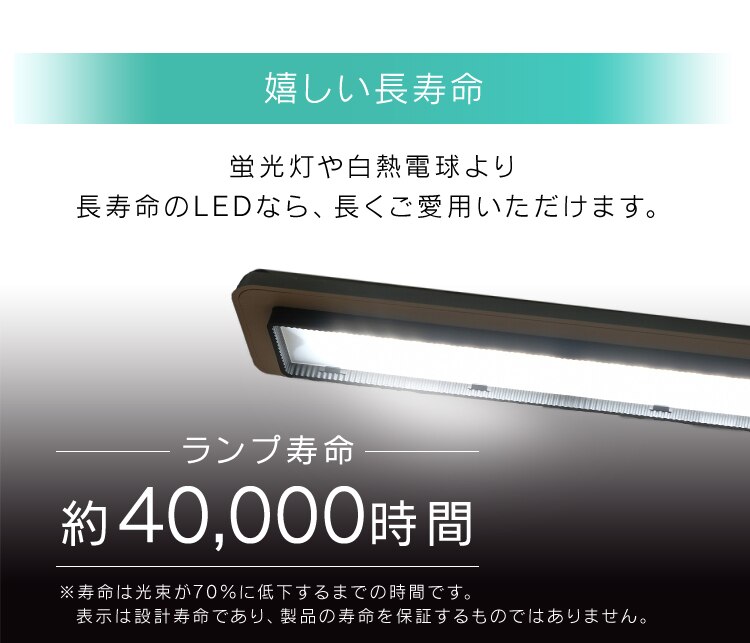 LEDデスクライト 2500lx 調光無段階 LDL-502-B ブラック14